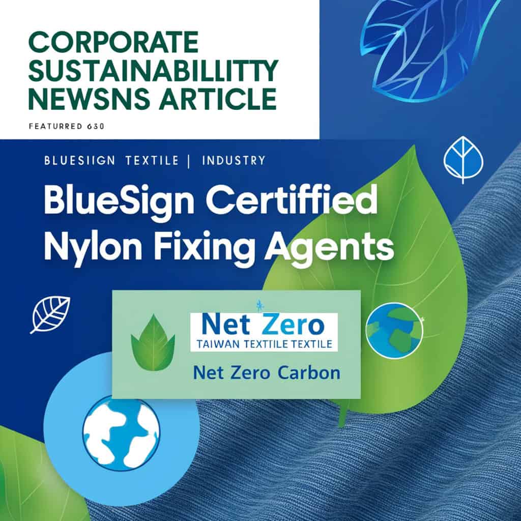 立明集團信澤實業宣布推出符合 Bluesign 認證的 Nylon 固色劑，助力台灣紡織業淨零碳排